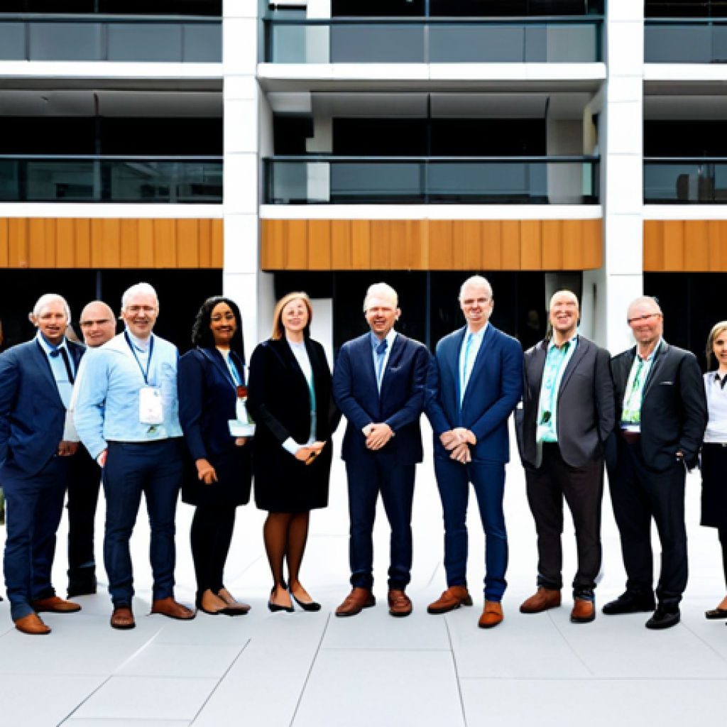 환경영향평가사 커뮤니티 참여 방법 - Community Networking Event**

"A diverse group of environmental impact assessors, fully clothed in p...