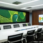 Home 23 환경영향평가와 사회적 책임 - A modern Brazilian corporate boardroom scene featuring diverse business leaders collaborating on sus...